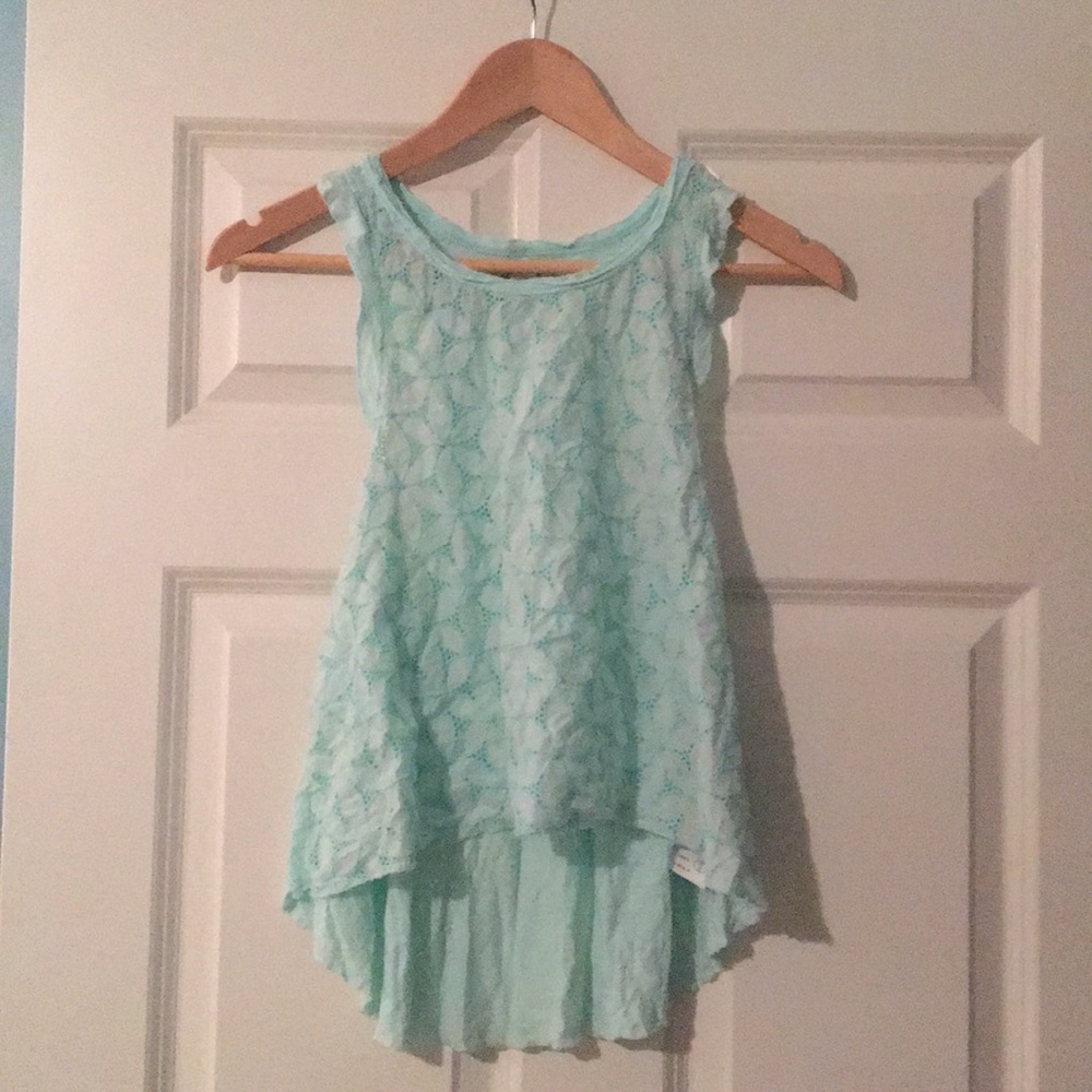 Floral Hollister tank top